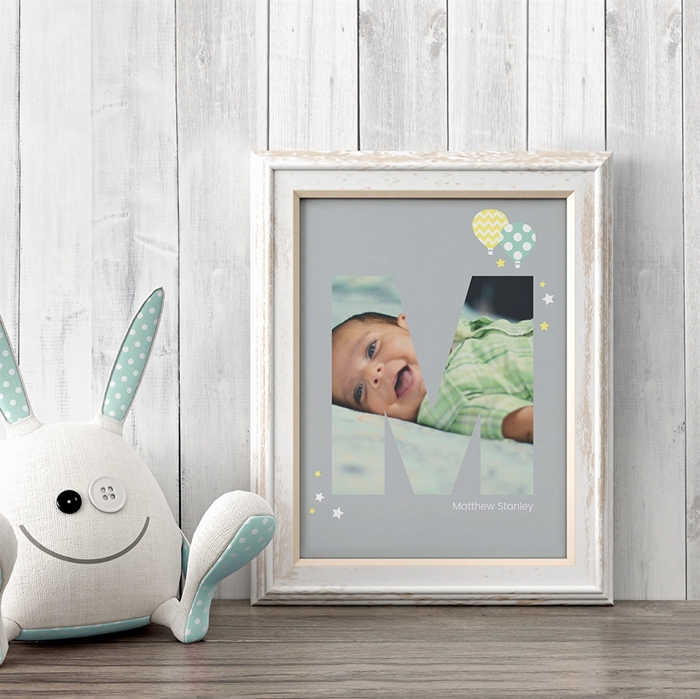 Picture of Baby & Kids Letter M Poster