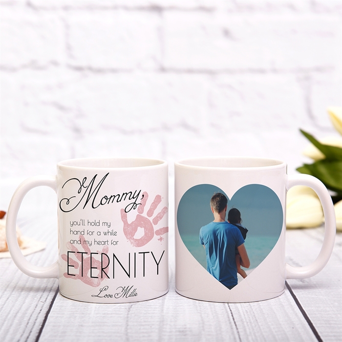 Picture of Hold My Hand Mommy Pink Mug