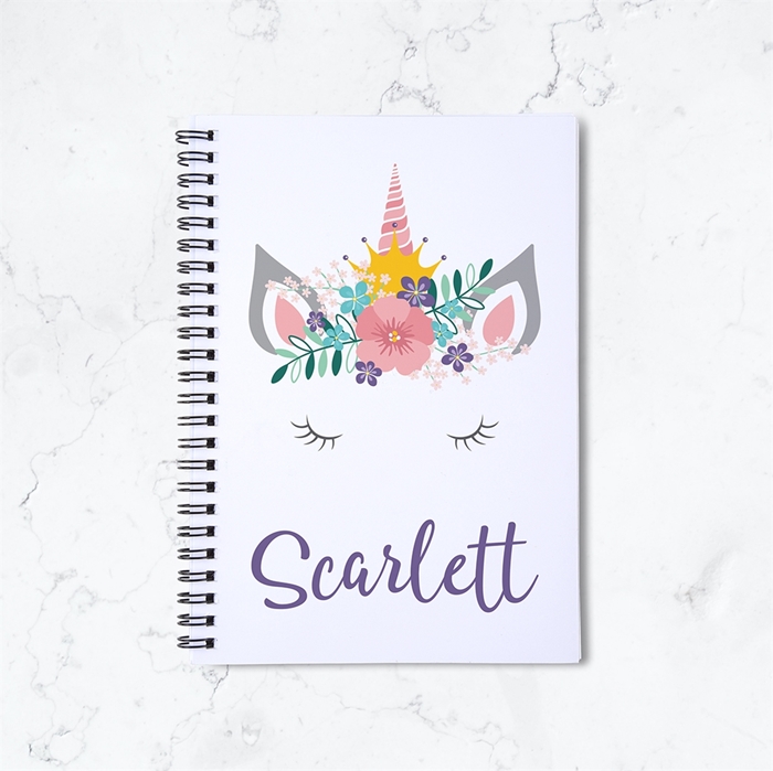 Picture of Unicorn Crown Spiral Notebook