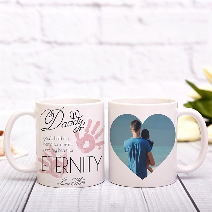 Picture of Hold My Hand Daddy Pink Mug