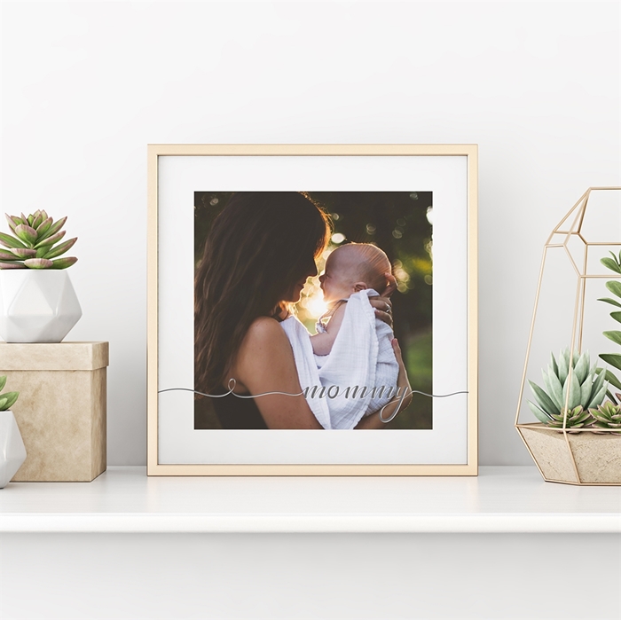 Picture of Mommy Script Personalized Poster