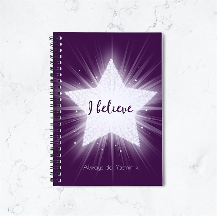Picture of Sparkly Star Spiral Notebook
