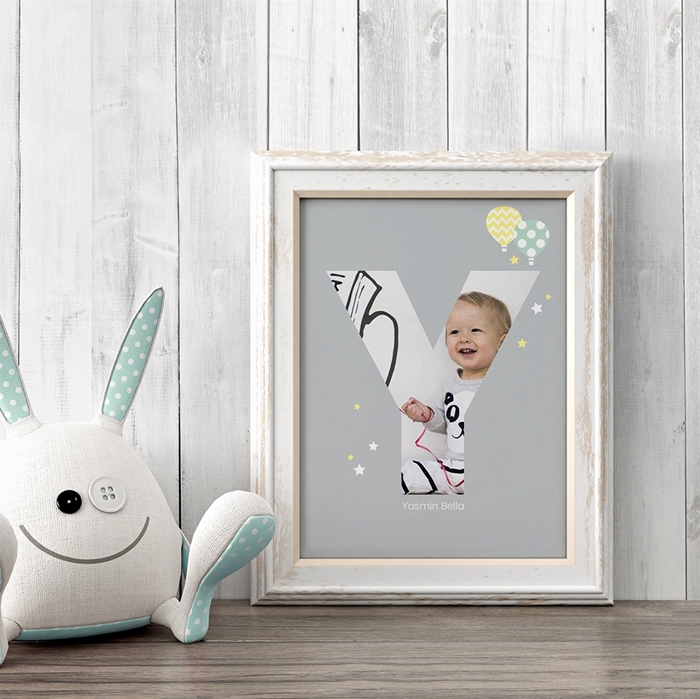 Picture of Baby & Kids Letter Y Poster