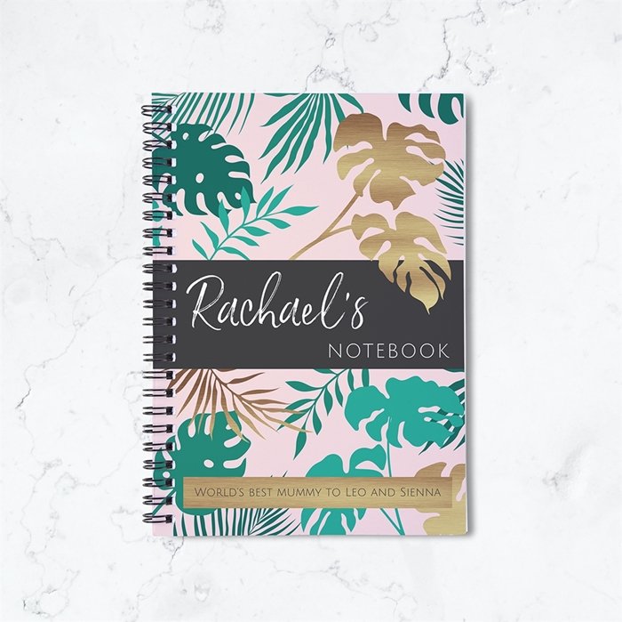 Picture of Contemporary Floral Spiral Notebook