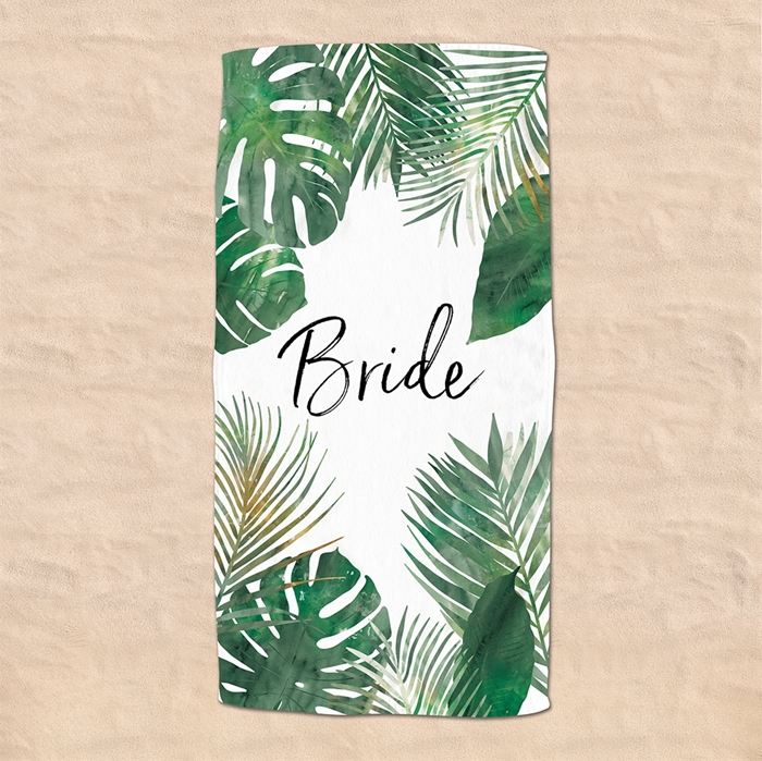 Picture of Green Palm Beach Towel