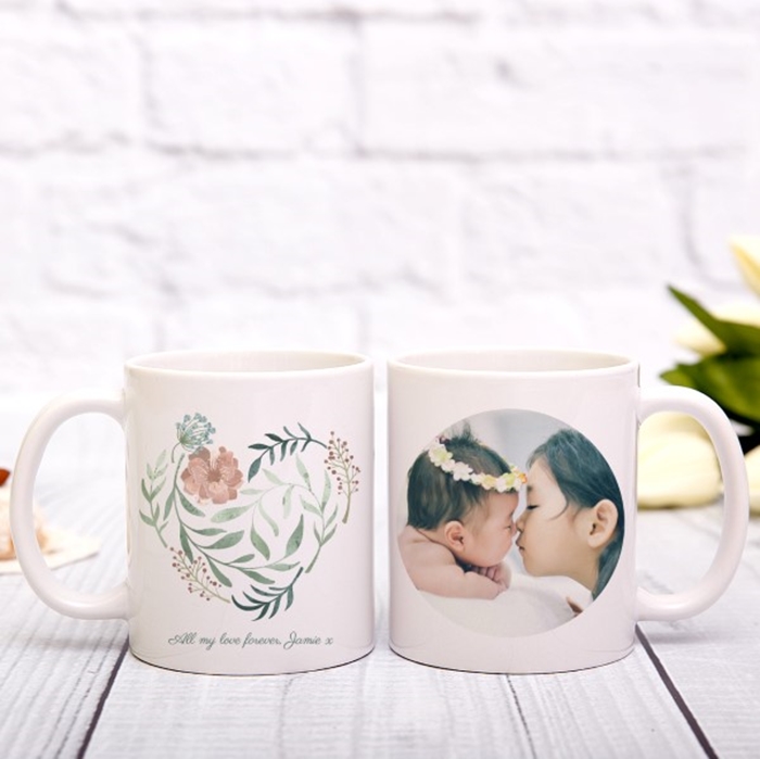 Picture of Heart in Bloom Personalized Mug