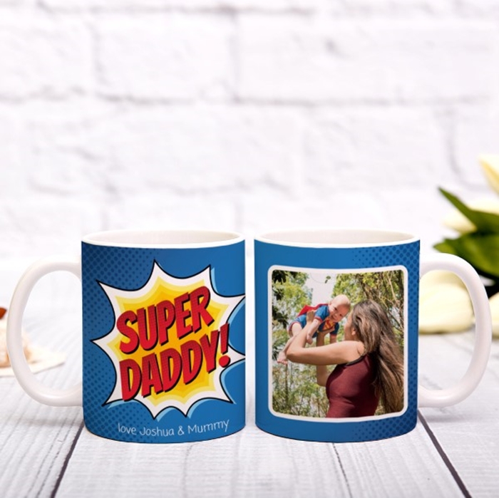 Picture of Super Daddy Personalized Mug