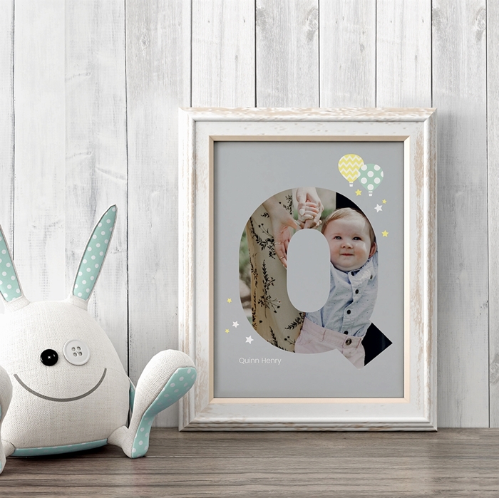 Picture of Baby & Kids Letter Q Poster